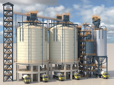 Large Bolted Steel Silo