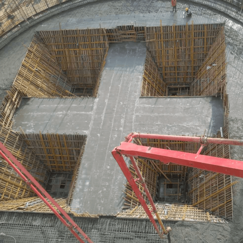 Construction of Funnel and Inner Wall