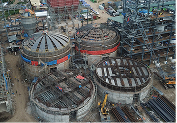 Installation for Silo Roof