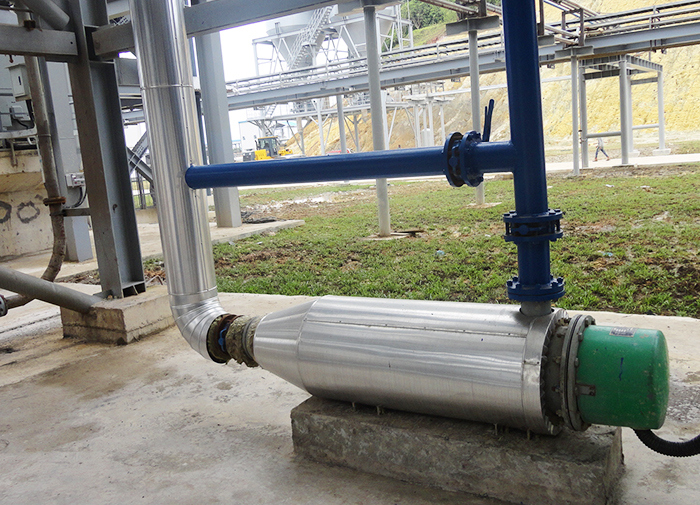 Positive-Pressure Dense-Phase Pneumatic Conveying System